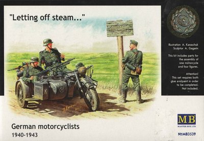 Немецкие мотоциклисты, 1940-1943 гг. - 1:35 MB3539 фото