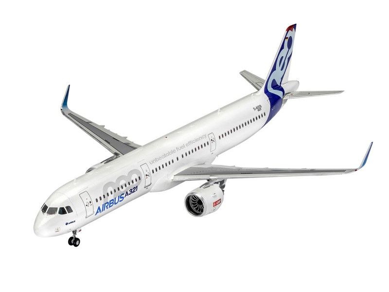 Збірна модель 1:144 літака Airbus A321neo RV04952 фото