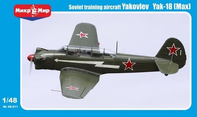 Сборная модель 1:48 самолета Як-18 MM48011 фото