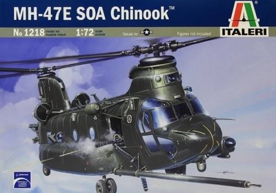 Сборная модель 1:72 вертолета MH-47E SOA Chinook ITL1218 фото