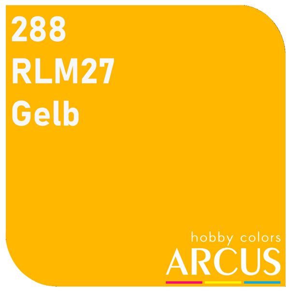 E288 Алкідна емаль RLM 27 Gelb ARC-E288 фото