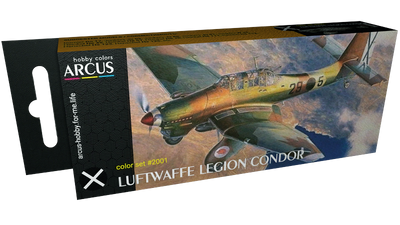 2001 Набір фарб 'Luftwaffe Legion Condor' ARC-SET02001 фото