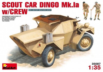 Збірна модель 1:35 бронеавтомобіля Dingo Mk.Ia MA35087 фото