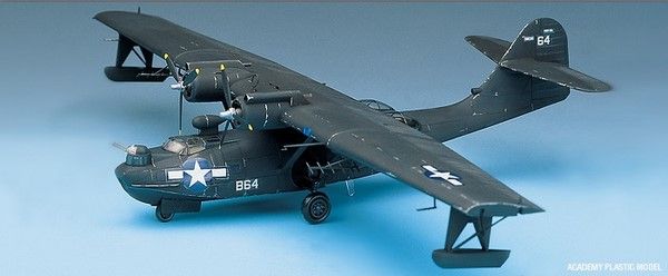 Збірна модель 1:72 літака-амфібії PBY-5A AC12487 фото