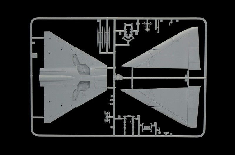 Збірна масштабна модель 1:48 винищувача Нешер/Даггер ITL2721 фото