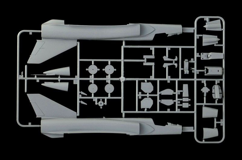 Збірна масштабна модель 1:48 винищувача Нешер/Даггер ITL2721 фото