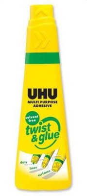 Клей UHU Универсальный Twist&Glue (без растворителя) 90 мл UHU43645 фото