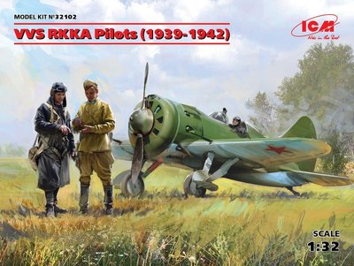 Набір 1:32 фігурок Радянські пілоти ICM32102 фото