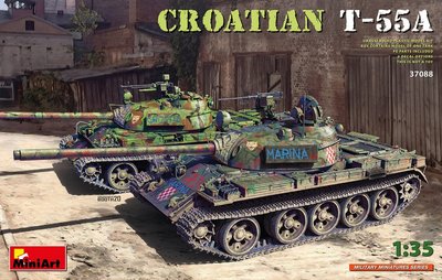 Збірна масштабна модель 1:35 танка Т-55А (Хорватський) MA37088 фото