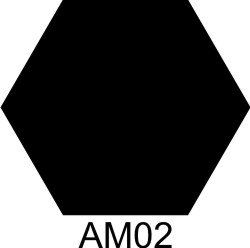 Краска акриловая черная матовая Хома (Homa) АМ02 HOM-AM02 фото
