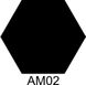 Фарба акрилова чорна матова Хома (Homa) АМ02 HOM-AM02 фото 3