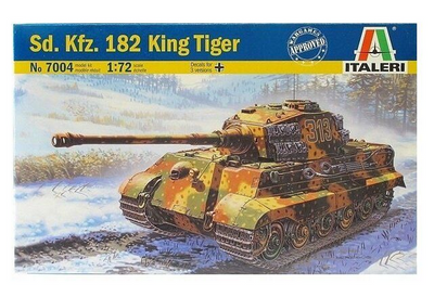 Сборная модель 1:72 танка Sd.Kfz. 182 King Tiger ITL7004 фото