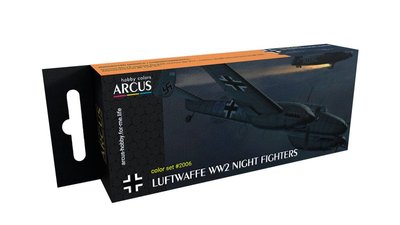 2006 Набір фарб 'Luftwaffe WW2 Night Fighters' ARC-SET02006 фото