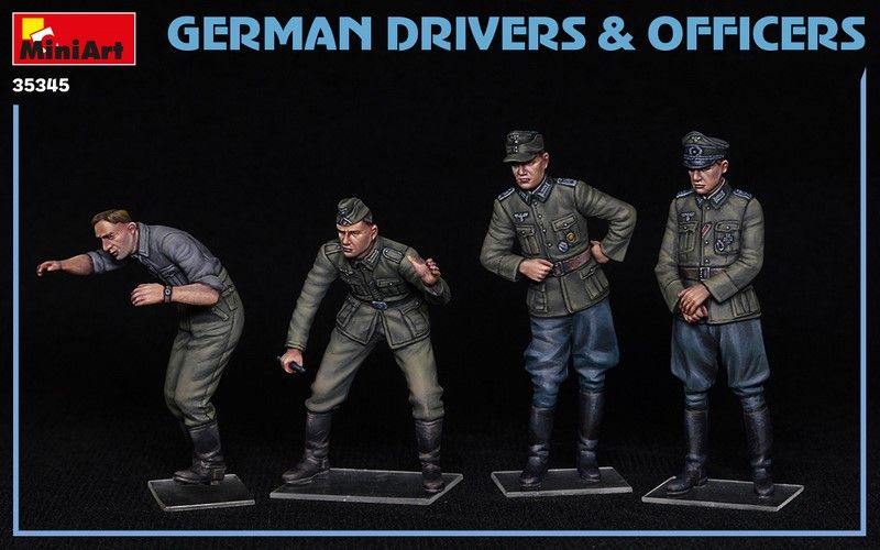Набор 1:35 фигурок Немецкие водители и офицеры MA35345 фото