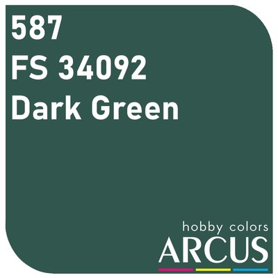 E587 Алкідна емаль FS 34092 Dark Green ARC-E587 фото