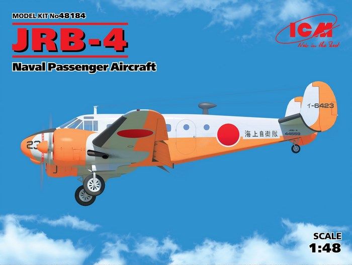 Збірна масштабна модель 1:48 літака JRB-4 ICM48184 фото