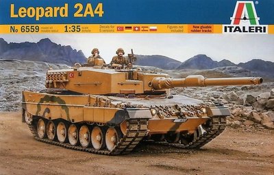 Збірна модель 1:35 танка Leopard 2A4 ITL6559 фото