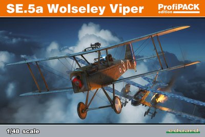 Збірна модель 1:48 винищувача SE.5a Wolseley Viper EDU82131 фото