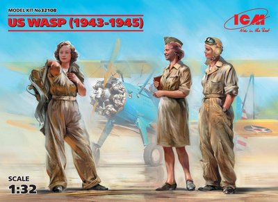 Набор 1:32 фигур US WASP (1943-1945) ICM32108 фото