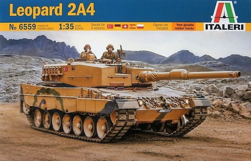 Збірна модель 1:35 танка Leopard 2A4 ITL6559 фото