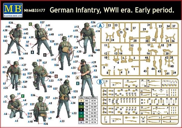 Німецька піхота - 1:35 MB35177 фото
