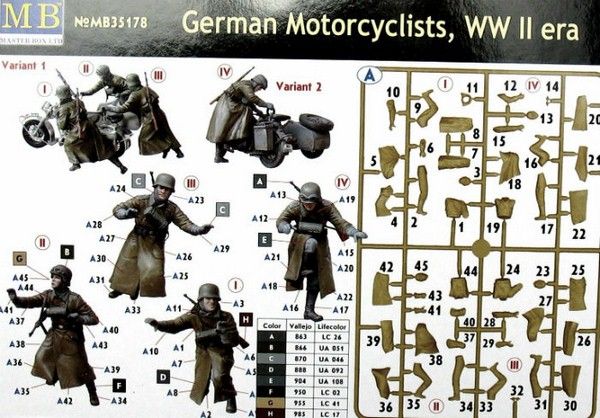Немецкие мотоциклисты - 1:35 MB35178 фото