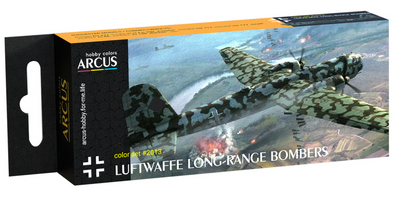 2013 Набір фарб 'Luftwaffe Long-Range Bombers' ARC-SET02013 фото