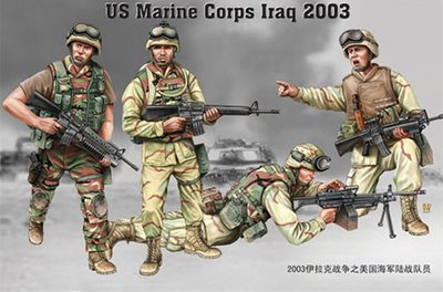 Бойцы Корпуса морской пехоты США - 1:35 TRU00407 фото