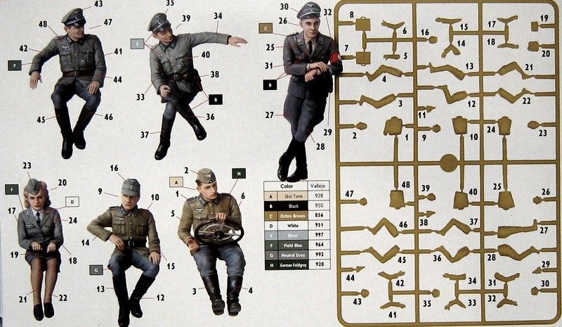Немецкие военнослужащие 1939-1945 - 1:35 MB3570 фото