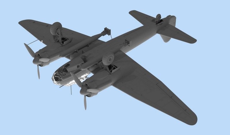 Сборная модель 1:48 бомбардировщика Ju 88A-4/Torp ICM48236 фото