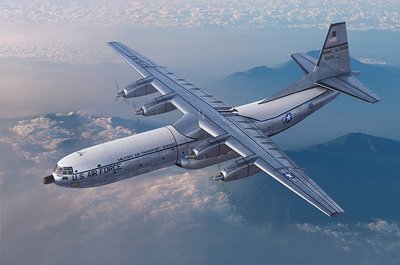 Збірна модель 1:144 літака Douglas C-133B Cargomaster RN335 фото