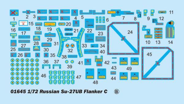 Су-27УБ - 1:72 TRU01645 фото