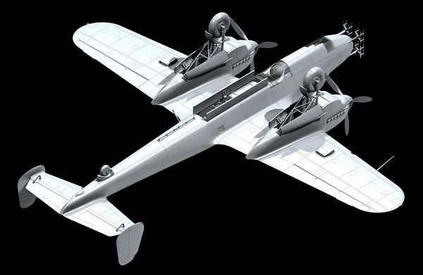 Cборная модель 1:48 истребителя Do 215B-5 ICM48242 фото