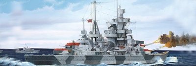 Збірна модель 1:700 крейсера 'Admiral Hipper' (1941 р.) TRU05776 фото