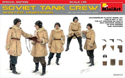 Радянський танковий екіпаж (зимова уніформа) - 1:35 MA35244 фото