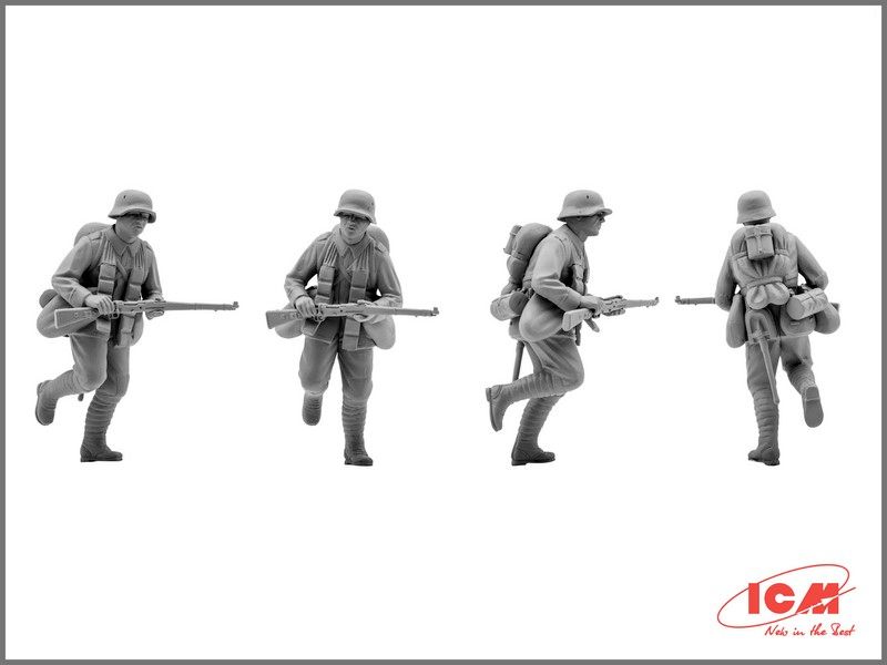 Набір 1:35 фігур Німецькі штурмові війська ICM35291 фото