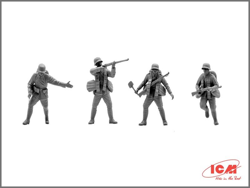 Набор 1:35 фигур Немецкие штурмовые войска ICM35291 фото