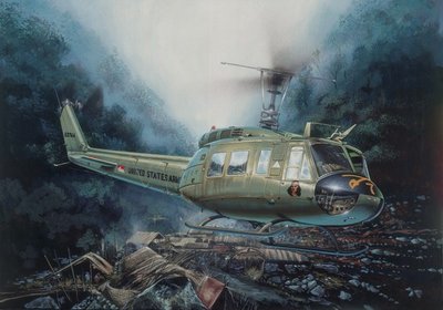 Збірна модель 1:48 вертольота Bell UH-1D ITL0849 фото