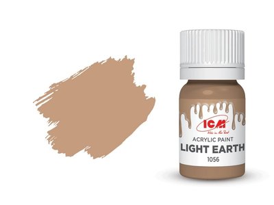 Краска акриловая светлая земля полуматовая ICM 1056 ICM01056 фото