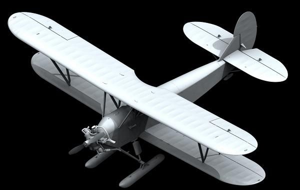 Сборная модель 1:48 бомбардировщика У-2 / По-2ВС ICM48252 фото