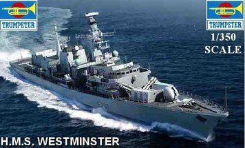 Сборная модель Trumpeter hMS Type 23 Frigate 'Westminster' (F237) - 1:350 пластиковая, флот и военные корабли TRU04546 фото