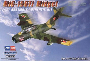 Сборная модель Hobby Boss миГ-15УТИ - 1:72 из пластика, геликоптеры и вертолеты HB80262 фото