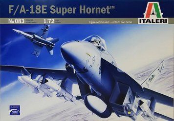 Збірна модель 1:72 винищувача F/A-18E Super Hornet Italeri, гелікоптери та вертольоти ITL0083 фото