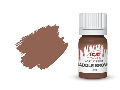 Краска акриловая коричневое седло полуматовая ICM 1050 ICM01050 фото