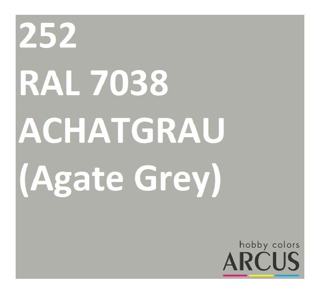 E252 Алкидная эмаль RAL 7038 ACHATGRAU ARC-E252 фото
