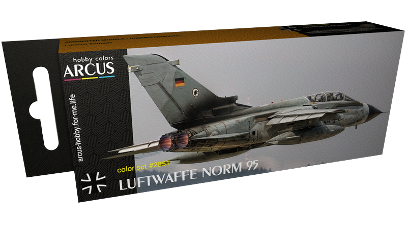 2051 Набір фарб 'Luftwaffe Norm 95' ARC-SET02051 фото