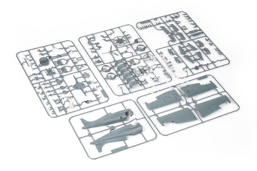 Збірна модель 1:48 винищувача F4F-4  EDU82202 фото