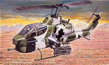 Збірна модель гелікоптера 1:72 AH-1W Super Cobra ITL0160 фото