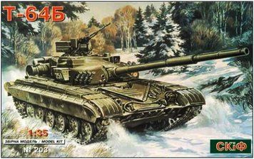 Збірна модель Т-64Б 1:35 танка Т-64Б Скиф, танки і САУ MK203 фото