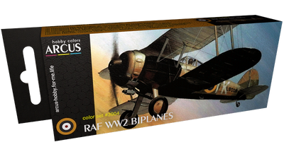 3004 Набор красок 'RAF WW2 Biplanes' ARC-SET03004 фото